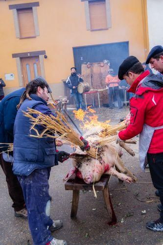 Matanza del cerdo en Tábara