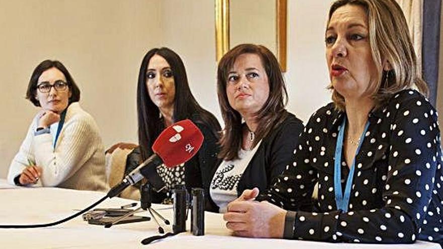 Rocío Luis, Maribel Ramos, Concha Alcolea y Estrella Torrecilla.