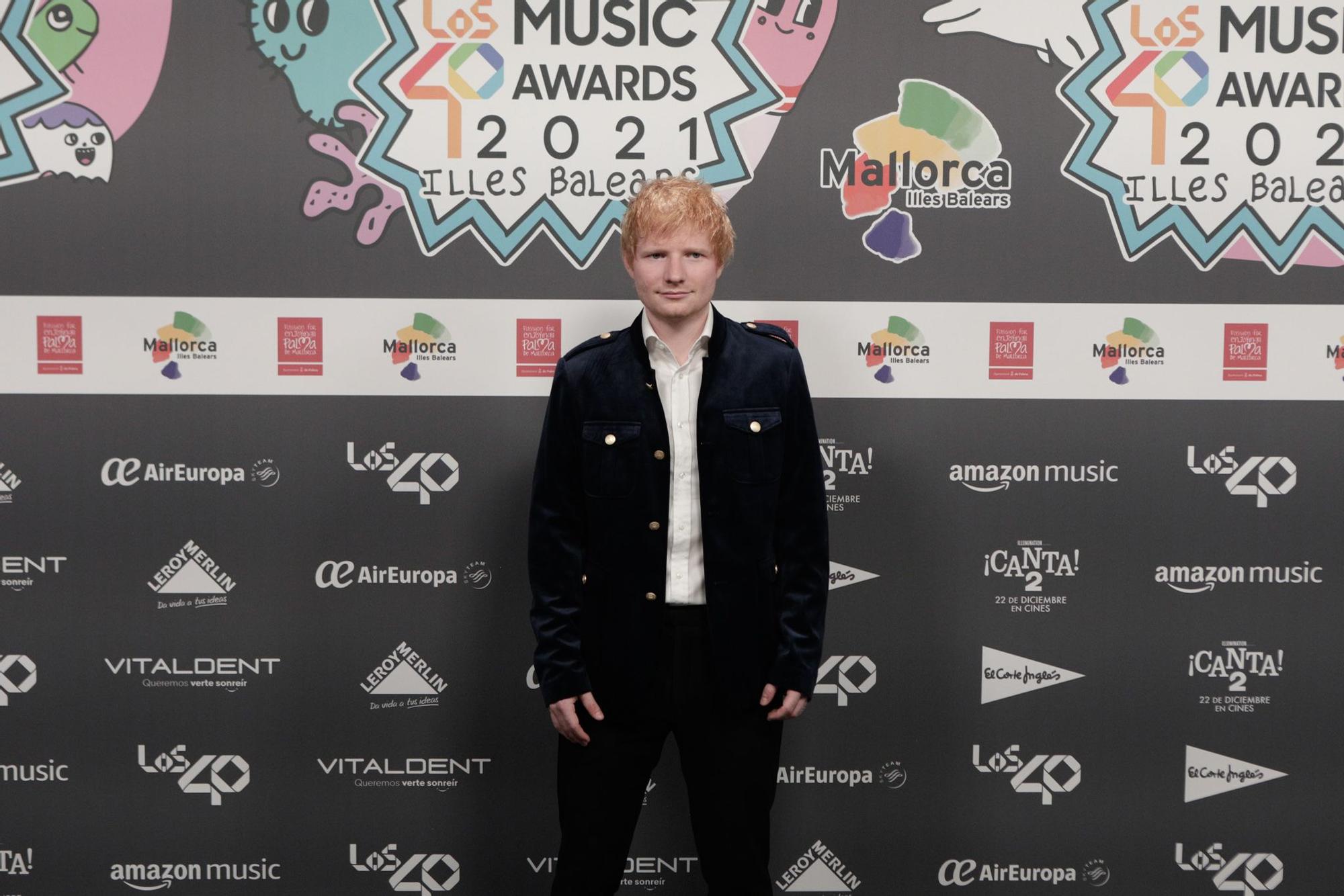 Ed Sheeran visitó Mallorca en 2021, de la mano de Los 40 Principales
