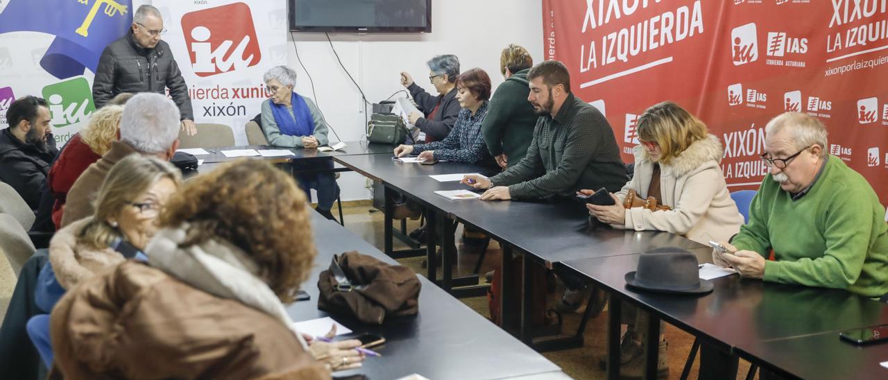 Reunión de la coordinadora de IU, en una imagen de archivo.