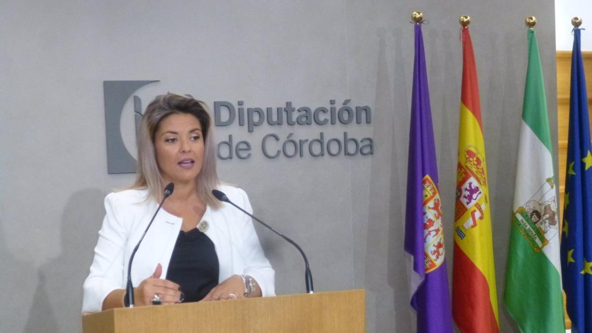 La portavoz de Cs en la Diputación de Córdoba, Erika Nevado.