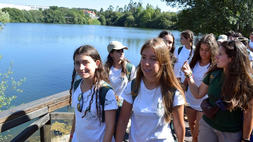 La visita a la laguna de Mina Mercedes.