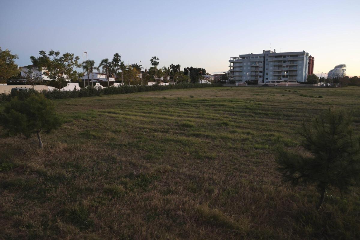 Ubicación del gran parque de Canet