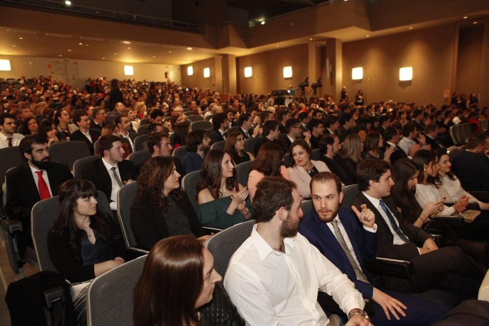 Entrega de diplomas de la Escuela Politécnica de Gijón.