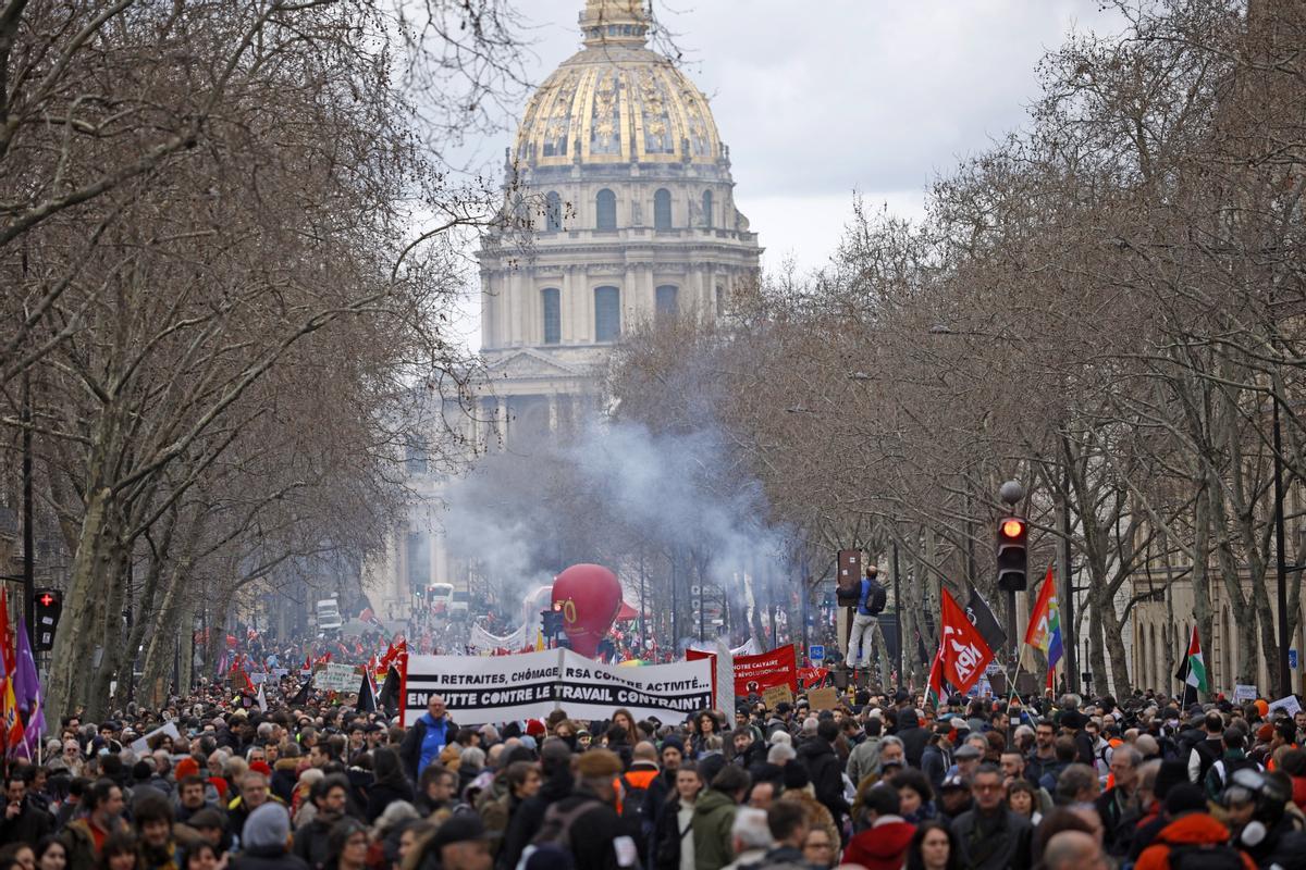 França afronta la recta final del pols per les pensions