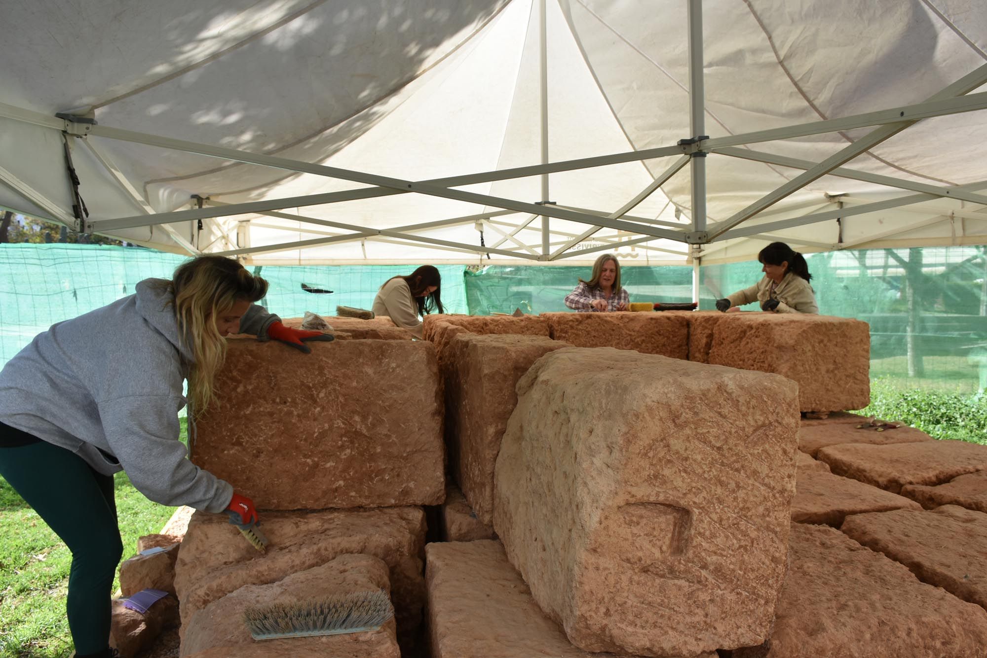 Comienza la restauración del mausoleo romano hallado en Ibiza