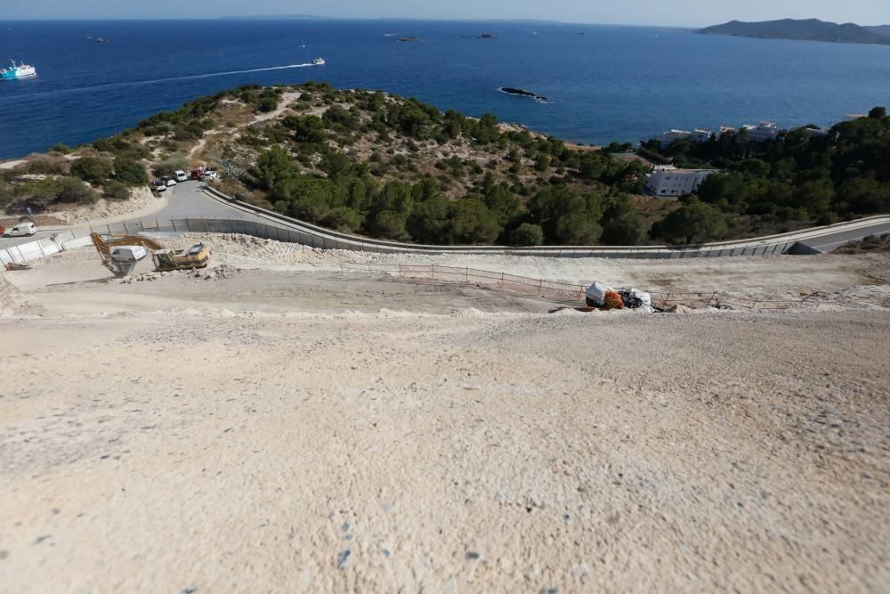 Visita a las obras del Parador de Turismo de Ibiza