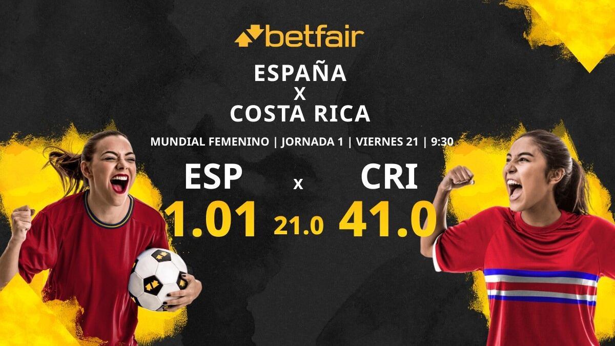 España vs. Costa Rica: alineaciones, horario, TV, estadísticas y pronósticos Mundial femenino