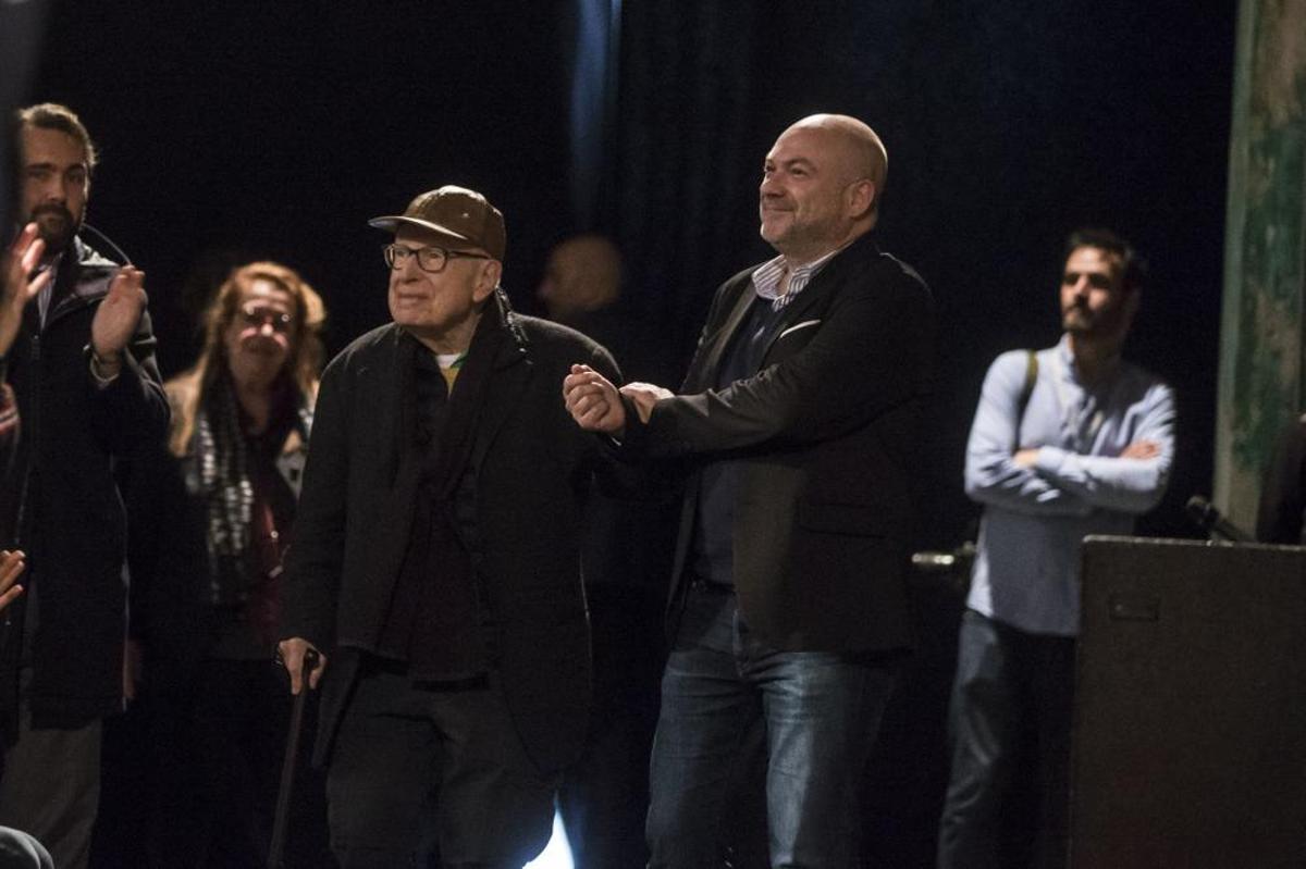 Premios Princesa de Asturias: Encuentro de Peter Brook con los estudiantes de la Escuelas de Arte Dramático