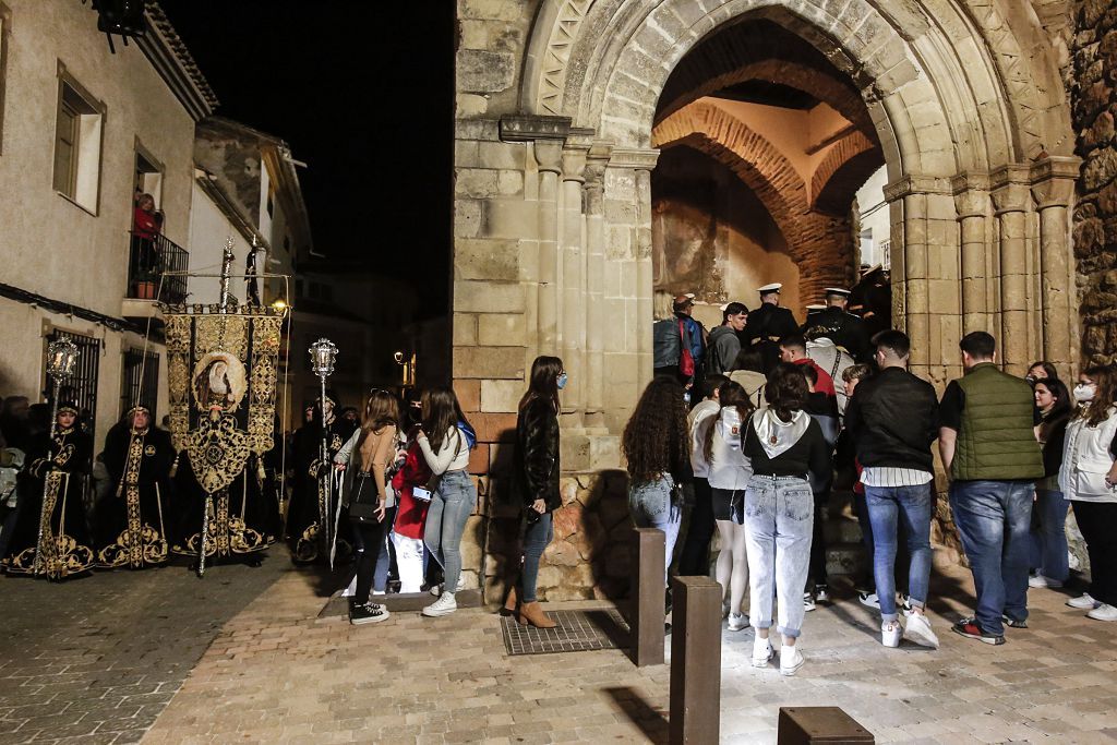 Semana Santa de Lorca 2022: Virgen de la Soledad del Paso Negro, iglesia y procesión