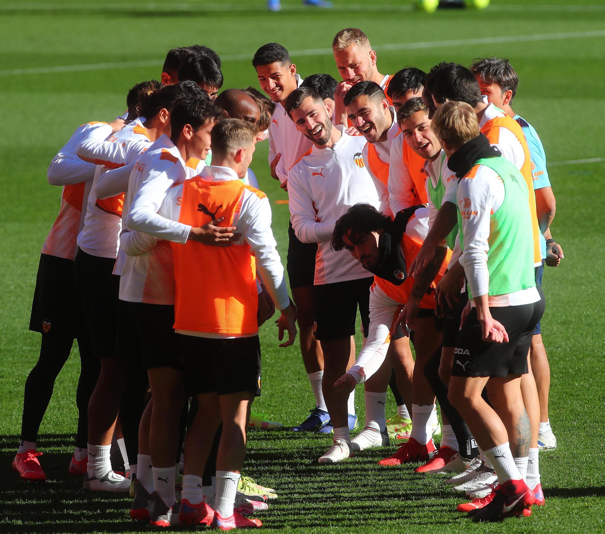 Así ha sido el entrenamiento de hoy del Valencia CF