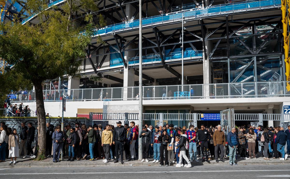 Primer entreno del Barça en el renovado Camp Nou
