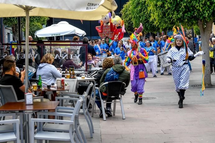 TELDE. SAN GREGORIO. TELDE. Telde cambia la hora. En la zona comercial abierta de San Gregorio se celebra el cambio de hora con diversas actividades. Hay ludoparque gigante, tiro con arco para niños, feria de artesanía, karts, entre otros.  | 30/03/2019 | Fotógrafo: Juan Carlos Castro