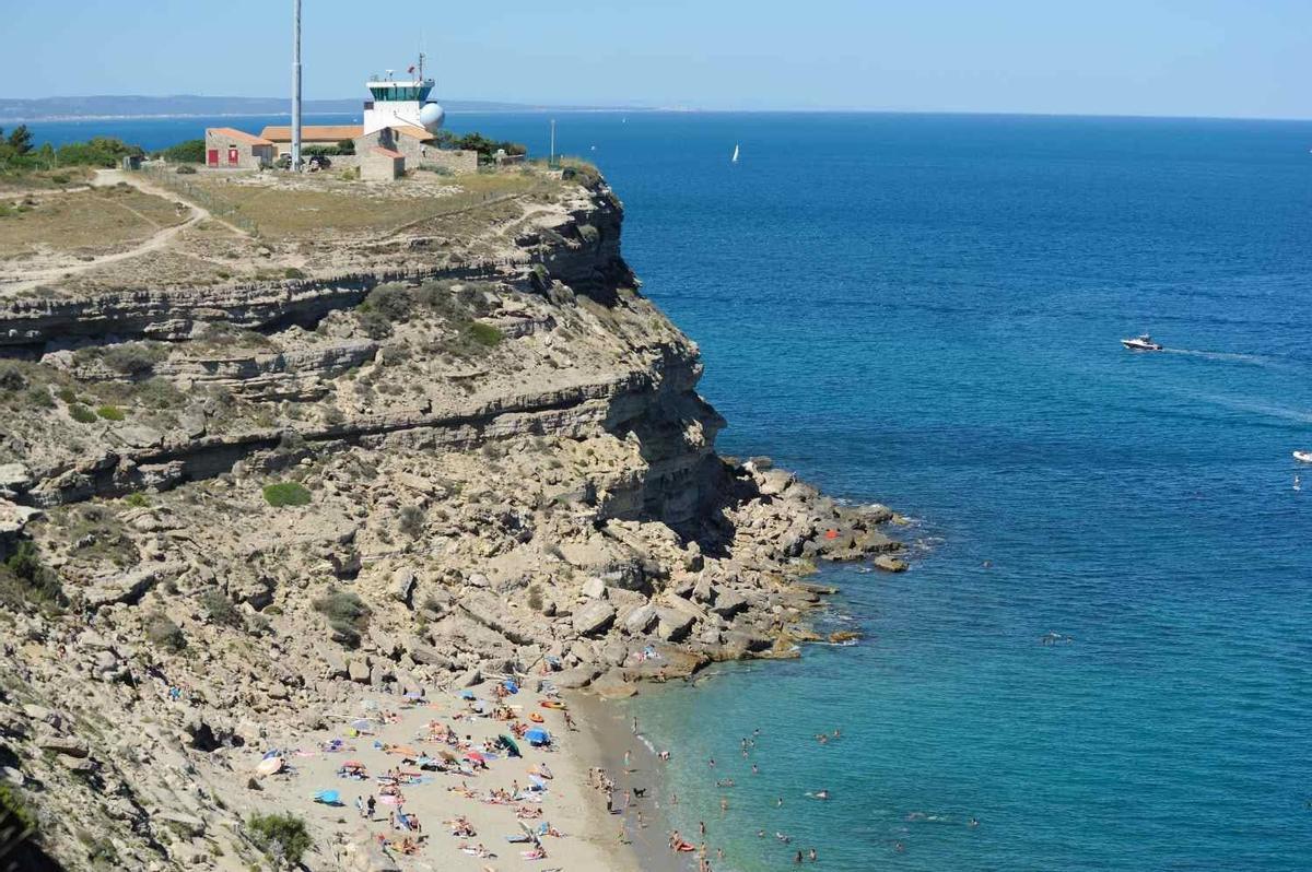 Playa Falaise, Leucate, Costa francesa