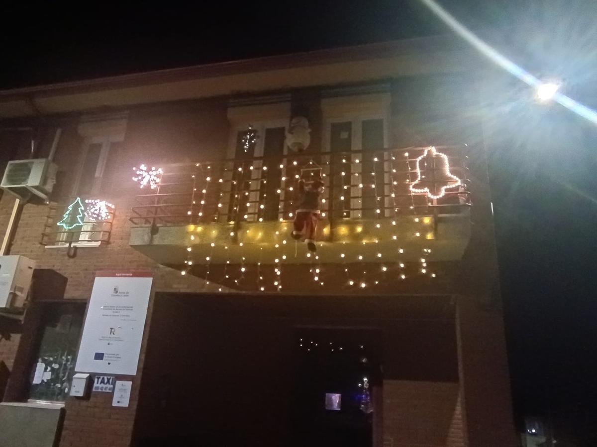 Así luce Morales de Valverde por Navidad