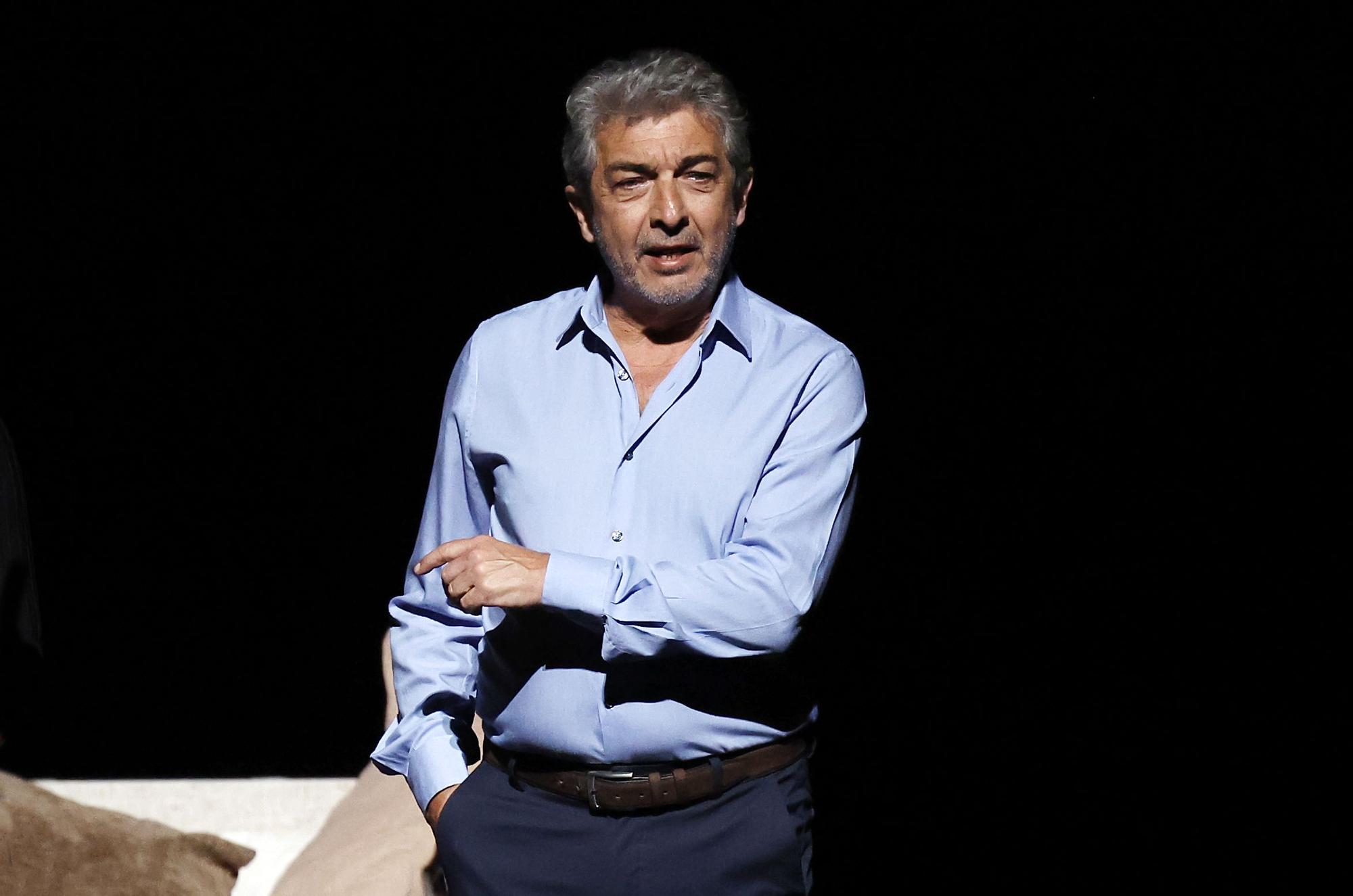 Ricardo Darín, durante una representación de «Escenas de la vida conyugal».