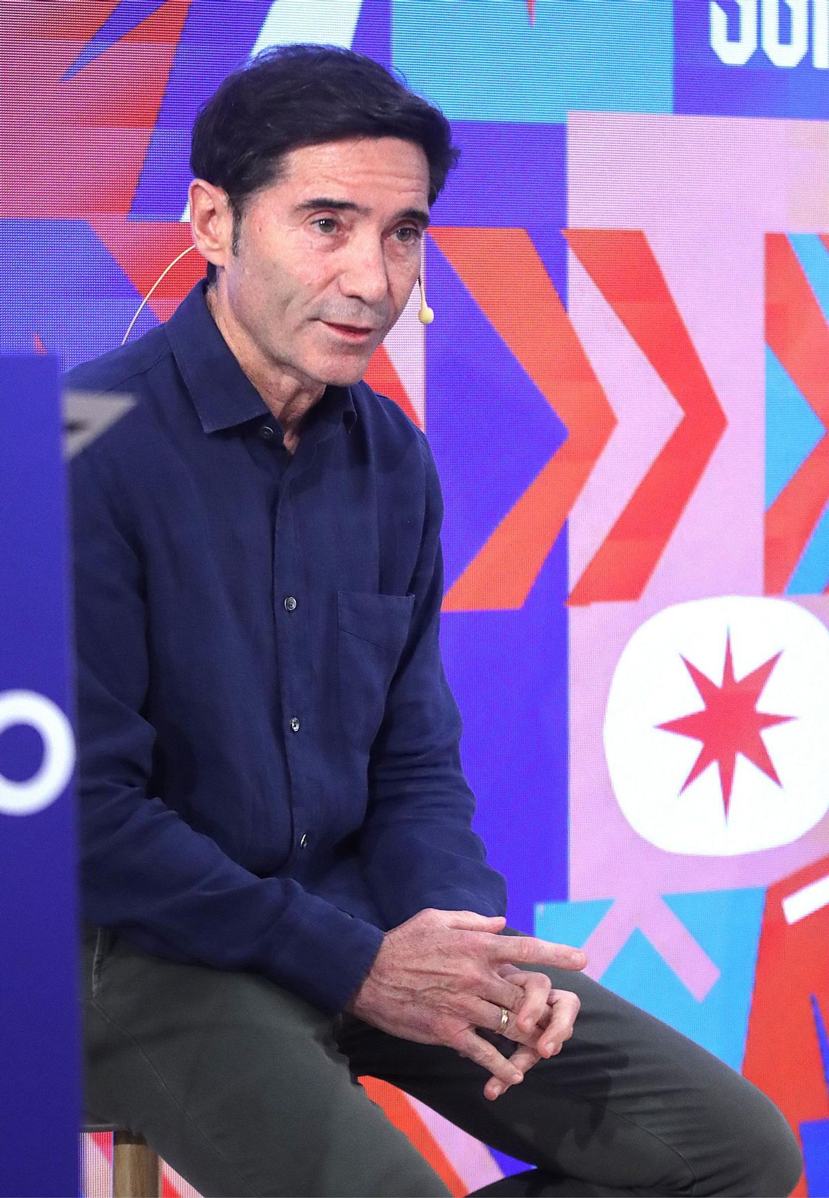 Marcelino (Villarreal CF), en el Acto de Apertura del Curso de Entrenadores/as en su séptima edición en la sede de la FFCV.