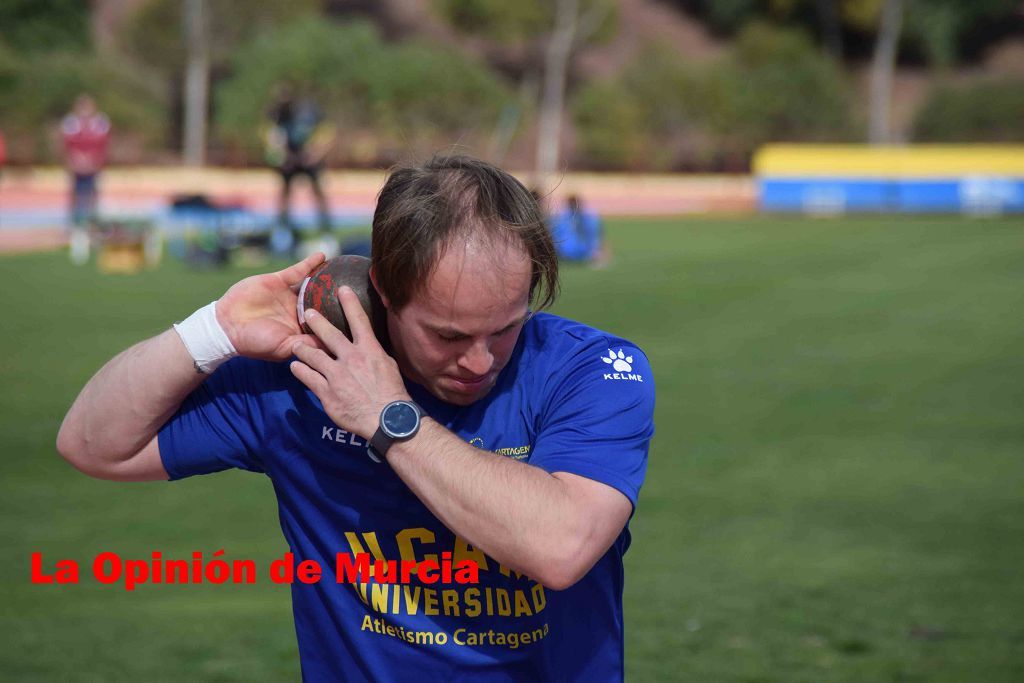 Regional absoluto y sub-23 de atletismo en Lorca (I)