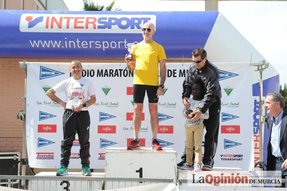 Media Maratón de Murcia: podios