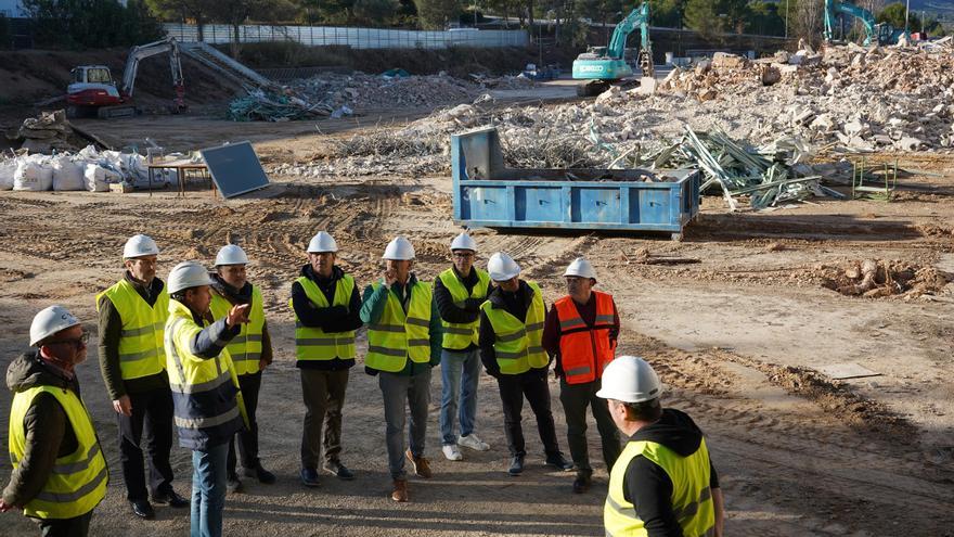 Ontinyent pisa el acelerador con las obras de derribo del IES l’Estació