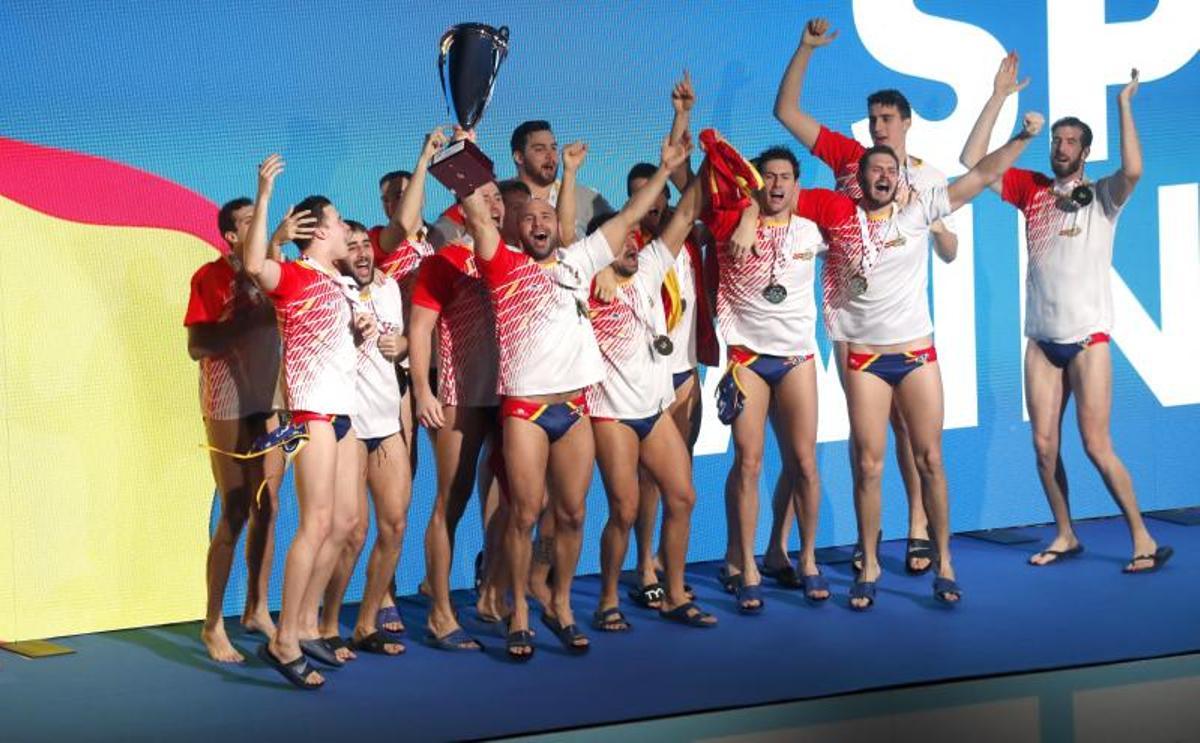 España gana a Croacia en el Europeo de Waterpolo