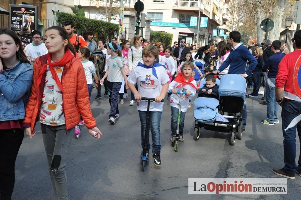 Marcha solidaria de Jesús-María por Haití