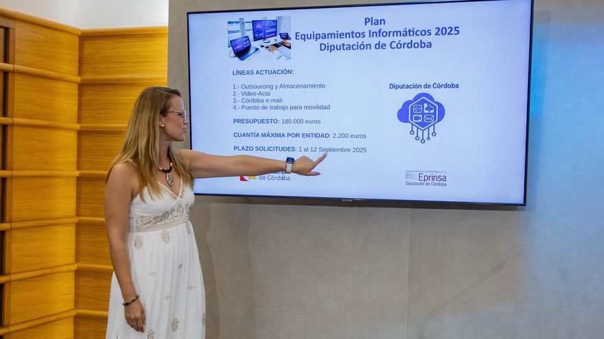 La Diputación de Córdoba colabora con los municipios menores de 20.000 habitantes en la mejora de sus equipamientos informáticos