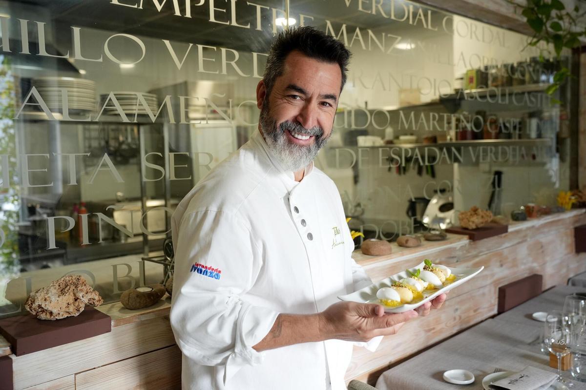 Antonio López, gerente y jefe de cocina del restaurante Tellus.