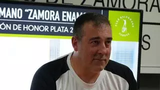 Fran González, entrenador del Balonmano Zamora Enamora: "Contaba con más puntos de los que llevamos ahora"