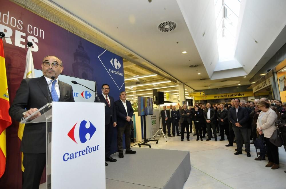 Inauguración del Carrefour de Mieres