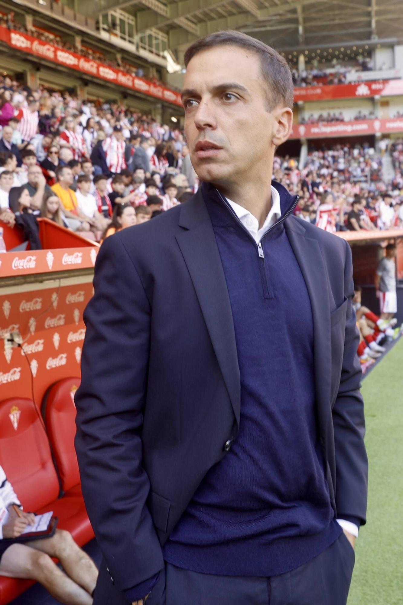 EN IMÁGENES: El partido del Sporting- Racing de Santander en El Molinón