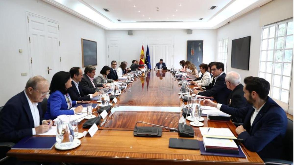 Reunión del Consejo de Seguridad Nacional en Moncloa bajo presidencia de Pedro Sánchez, el 11 de octubre de 2022 Foto Moncloa