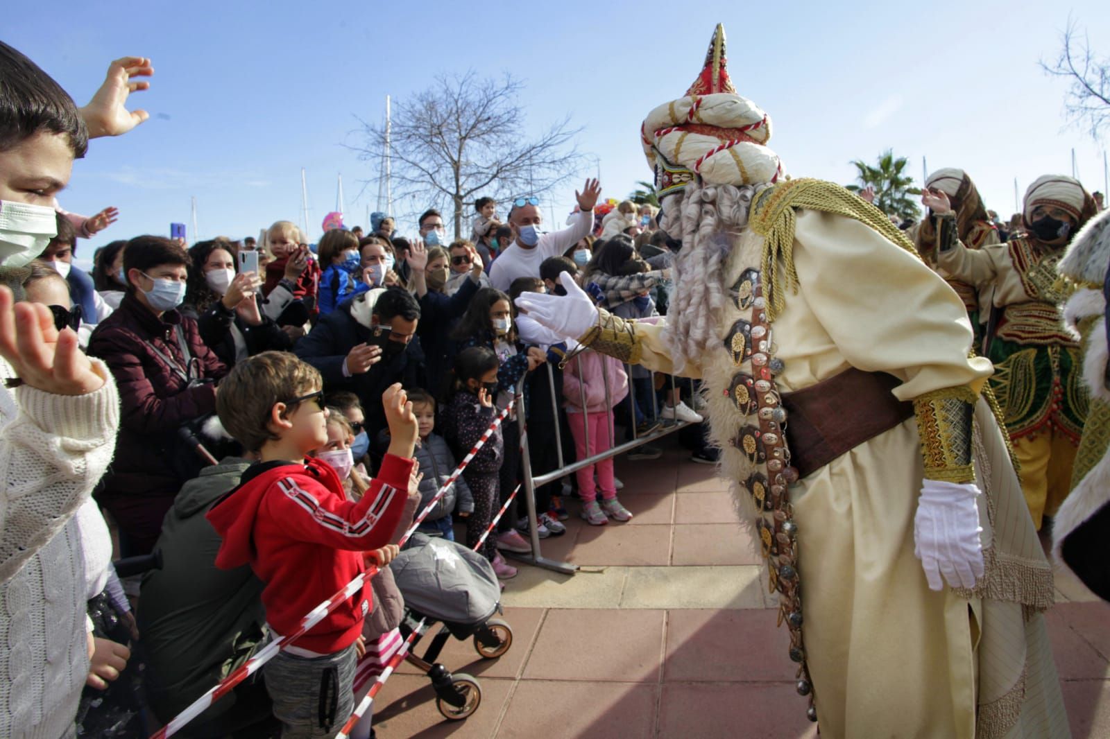 Llegada de los Reyes al puerto de Castelló