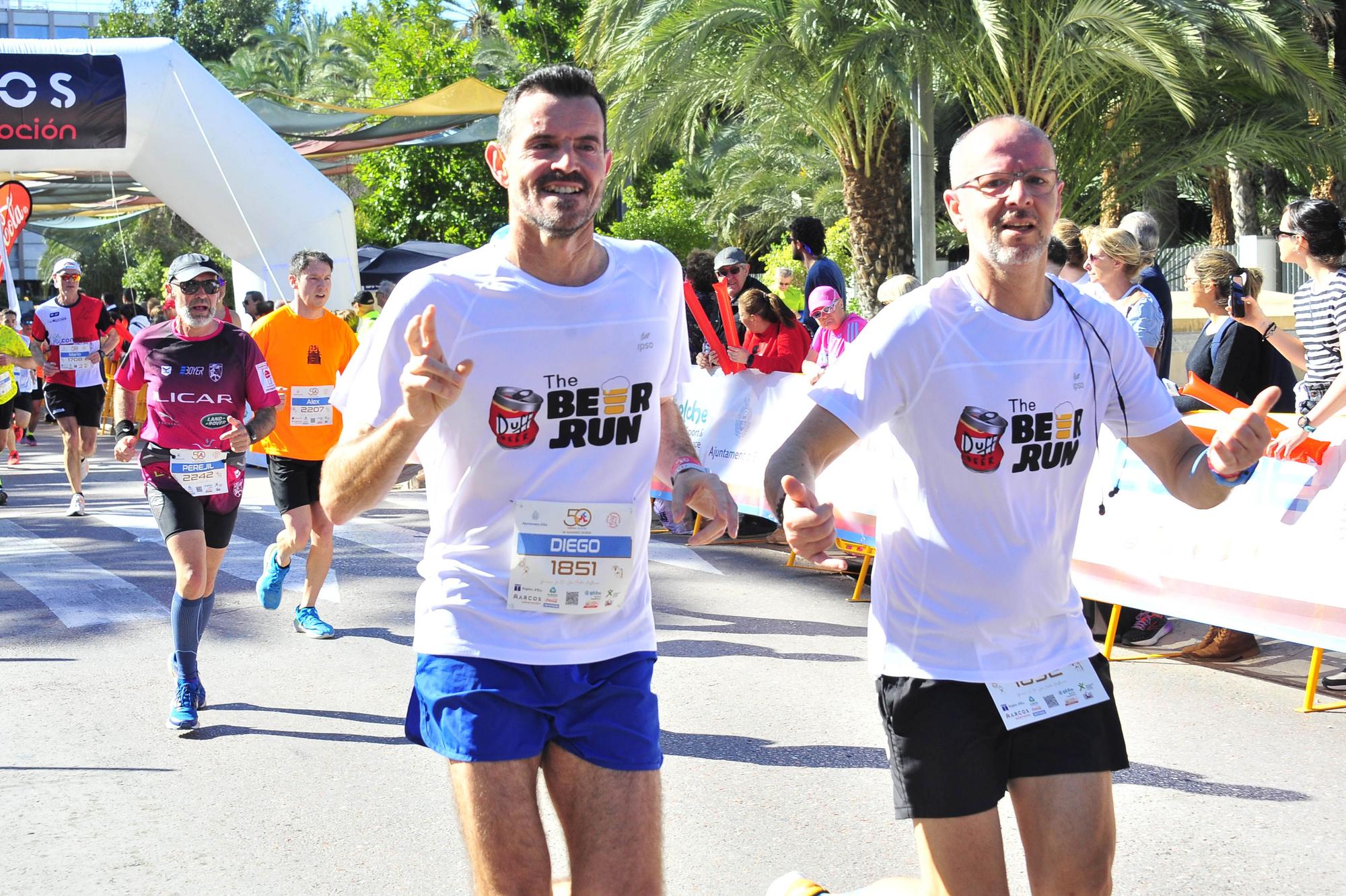 Un Medio Maratón de Elche marcado por el calor