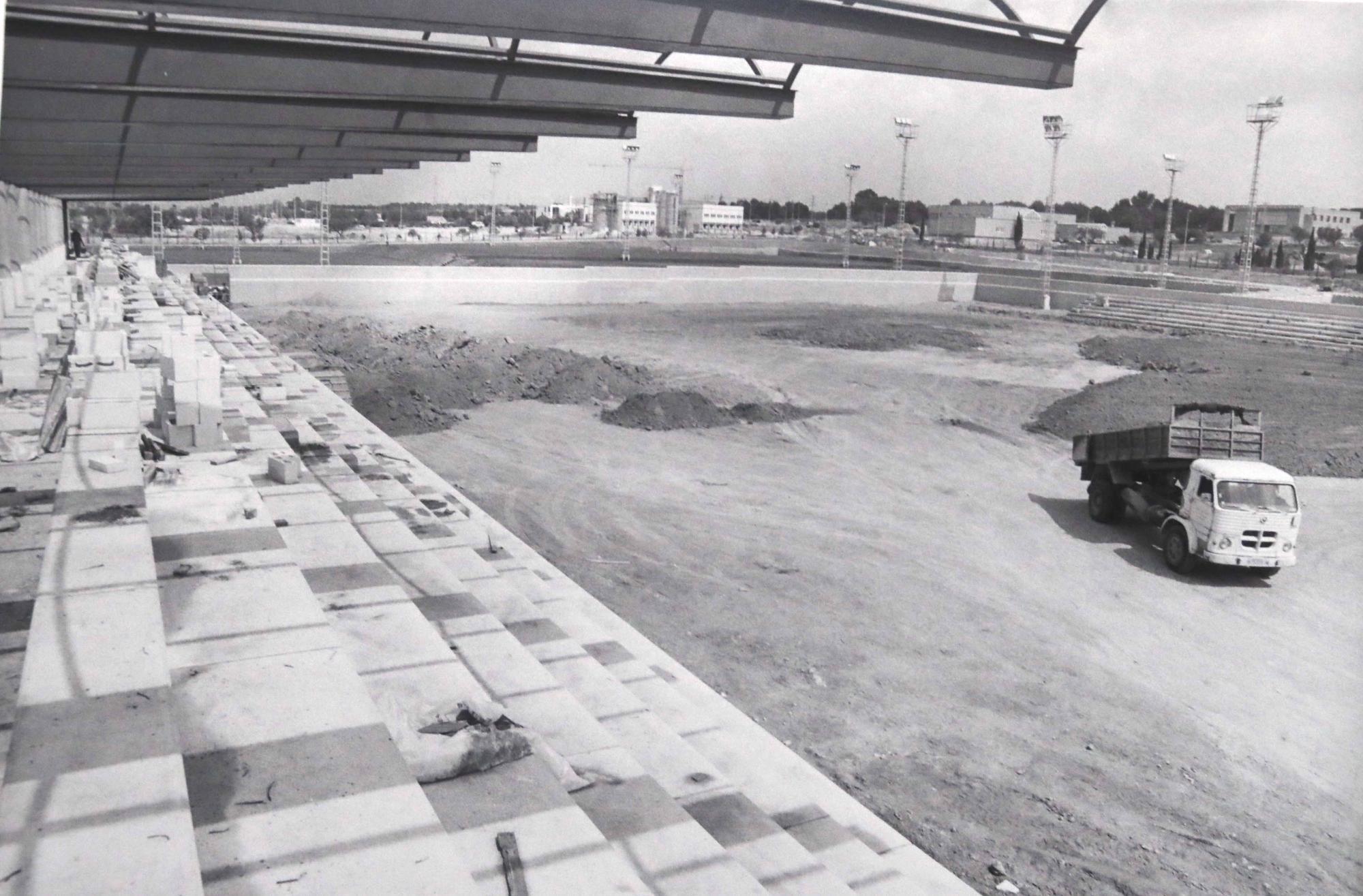 Así fue la construcción y posterior inauguración de la Ciudad Deportiva de Paterna