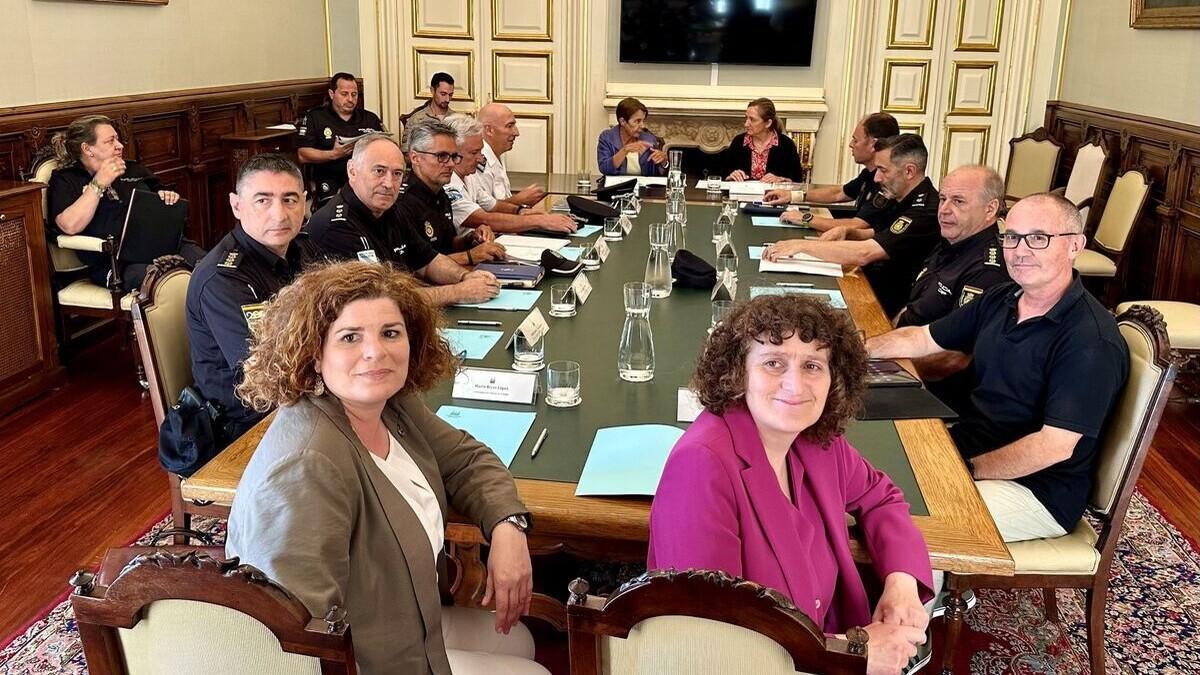 Goretti Sanmartín y María Rivas durante su reunión