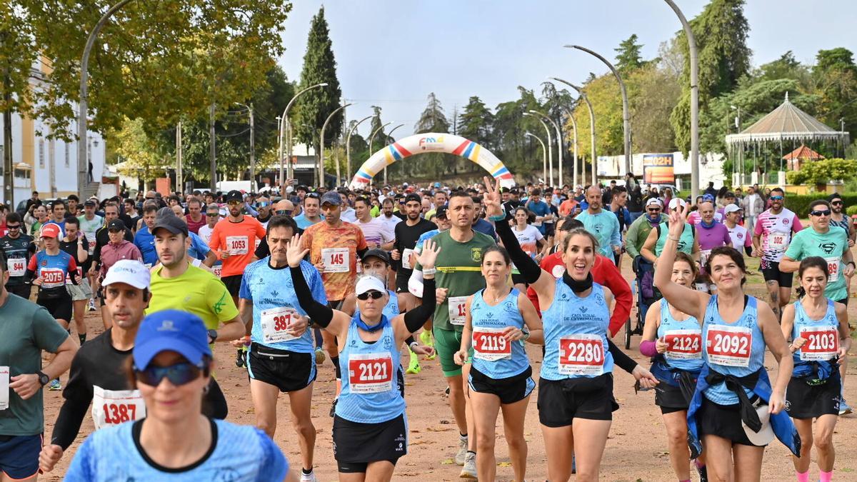 VIDEO | Así ha sido la salida del 36º Medio maratón Elvas-Badajoz