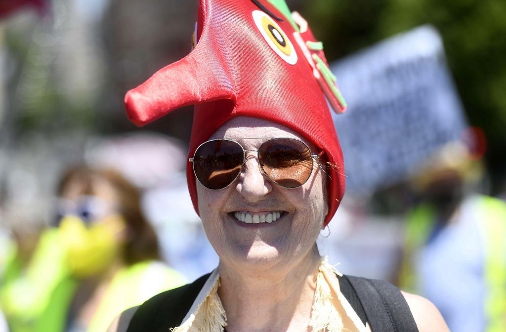 Las mareas se echan a la calle en el Día de la Región de Murcia