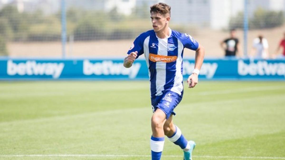 Javi López, futbolista del Alavés