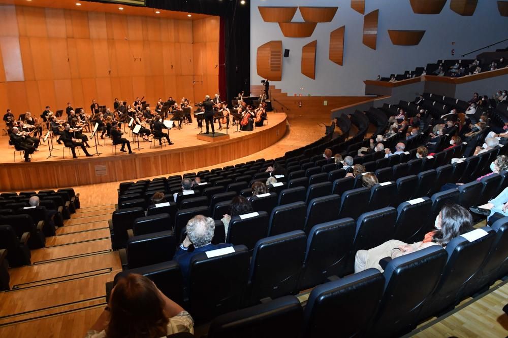 Primer concierto de la Orquesta Sinfónica tras la pandemia de Covid-19