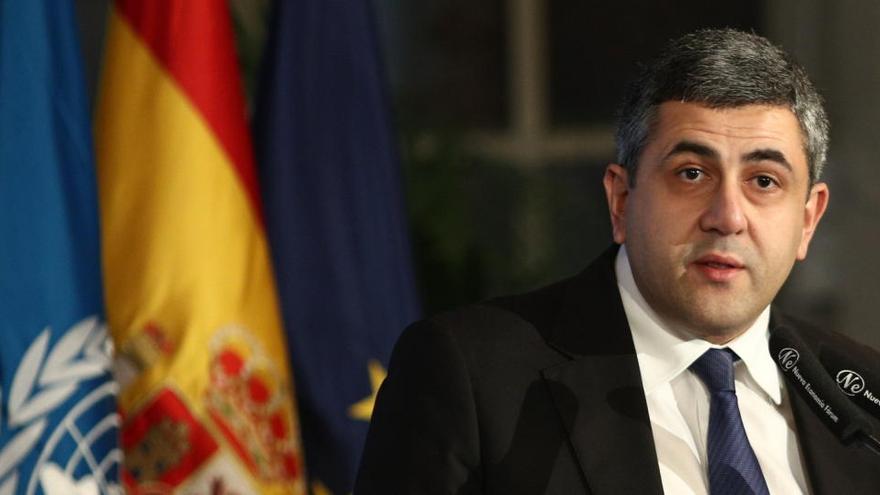 El secretario general de la OMT, Zurab Pololikashvili.