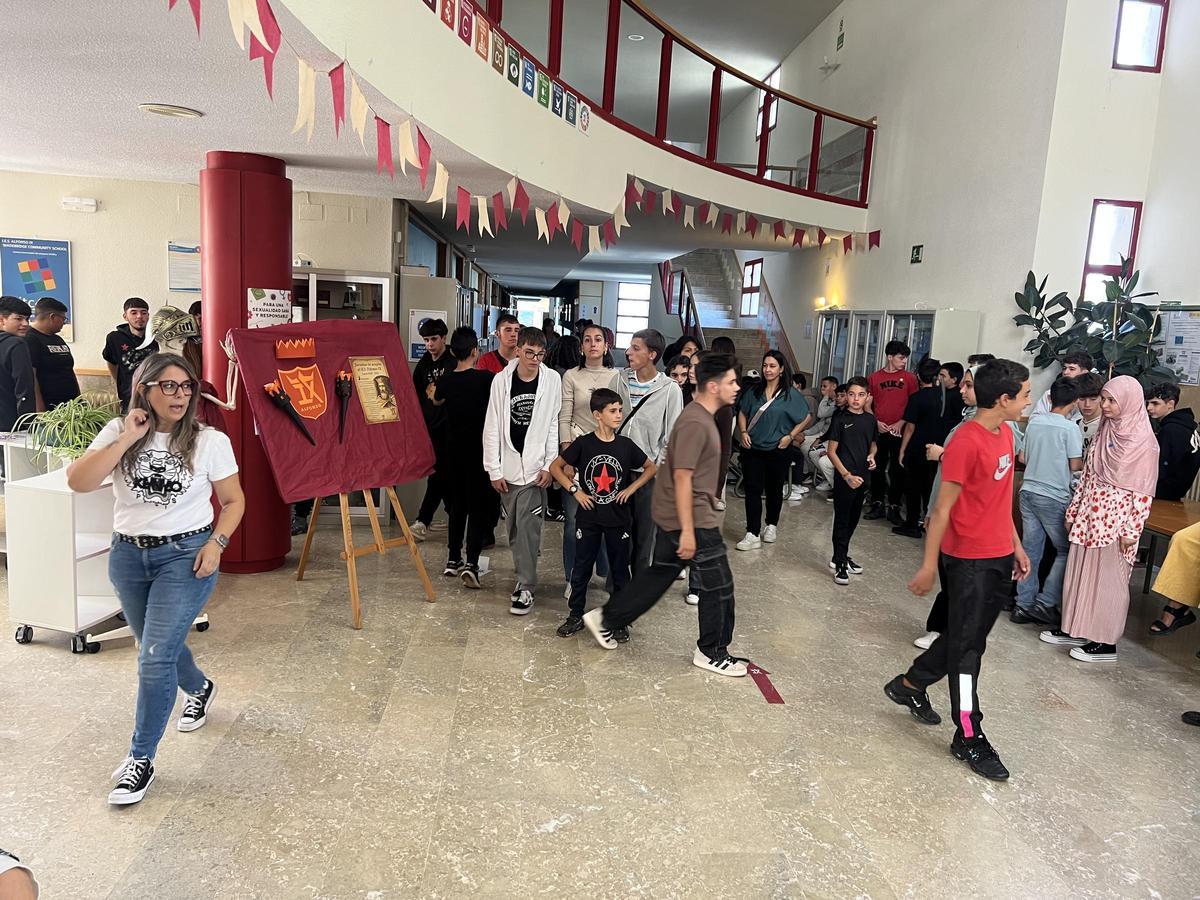 Recepción de los alumnos en septiembre.