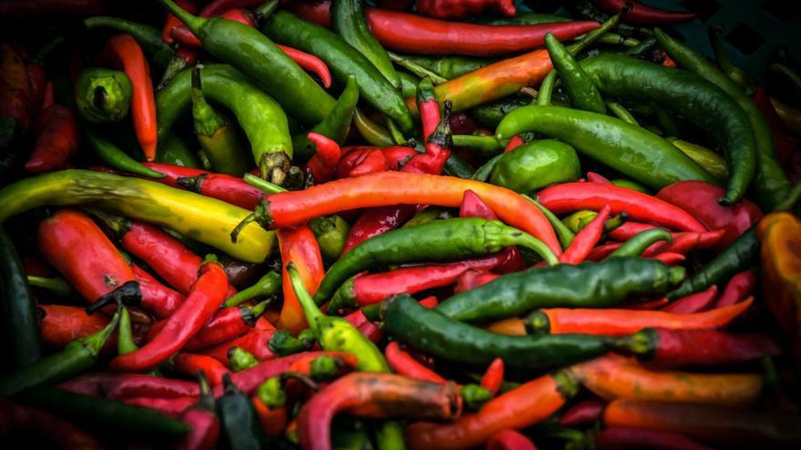 Los pimientos picantes sazonan la comida y alargan la vida