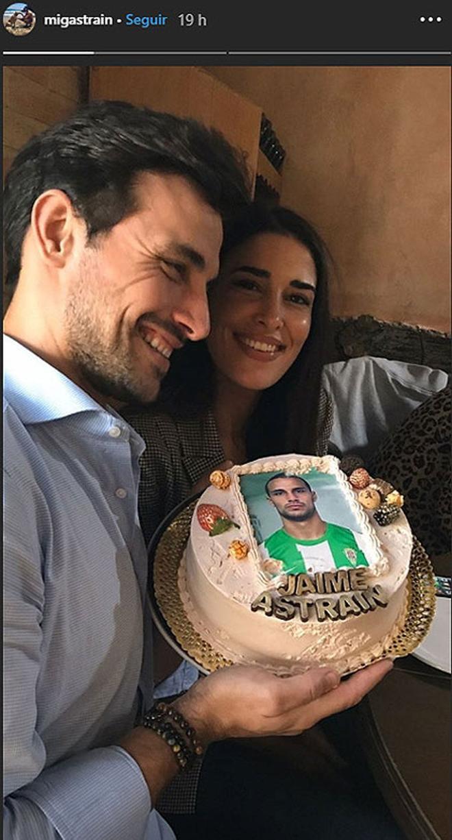 Jaime Astrain y Lidia Torrent celebran el cumple de él