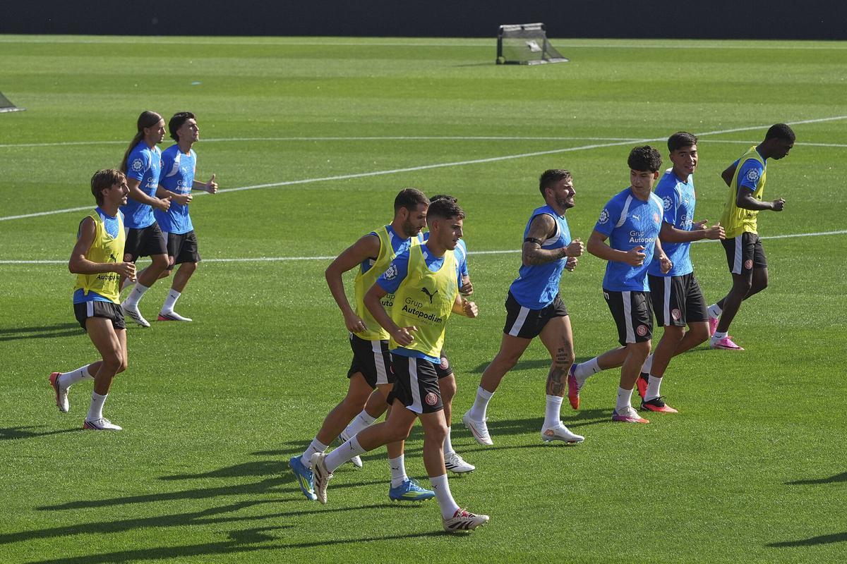Les millors imatges de l'entrenament del Girona FC