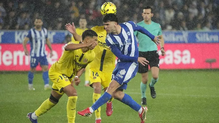 Alavés y Villarreal se reparten los puntos tras un 1-1