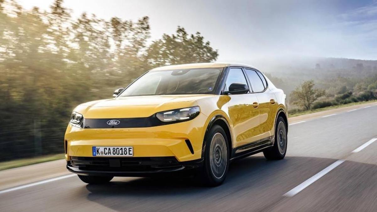 Imagen del Ford Capri 100 % eléctrico.