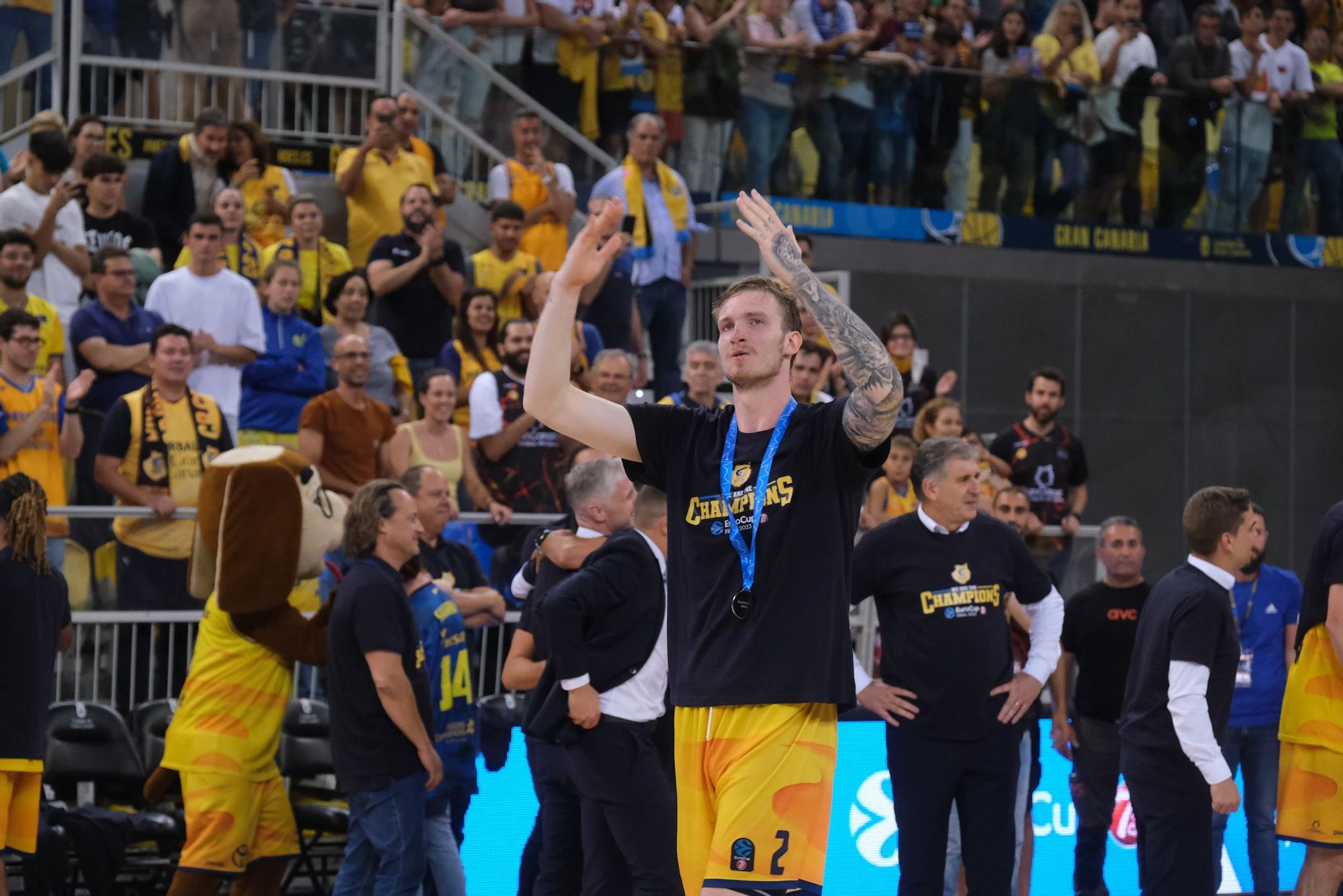 FINAL EUROCUP: CB Gran Canaria 71 -  67 Turk Telecom