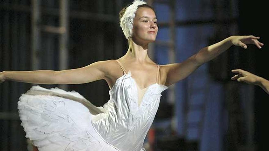 Una de los cines del ballet, ayer, en el Auditorium.