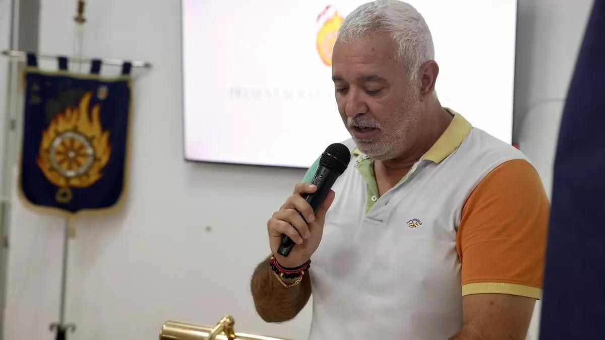 Julian Carabantes, en la inauguración de la sede la pasada semana.